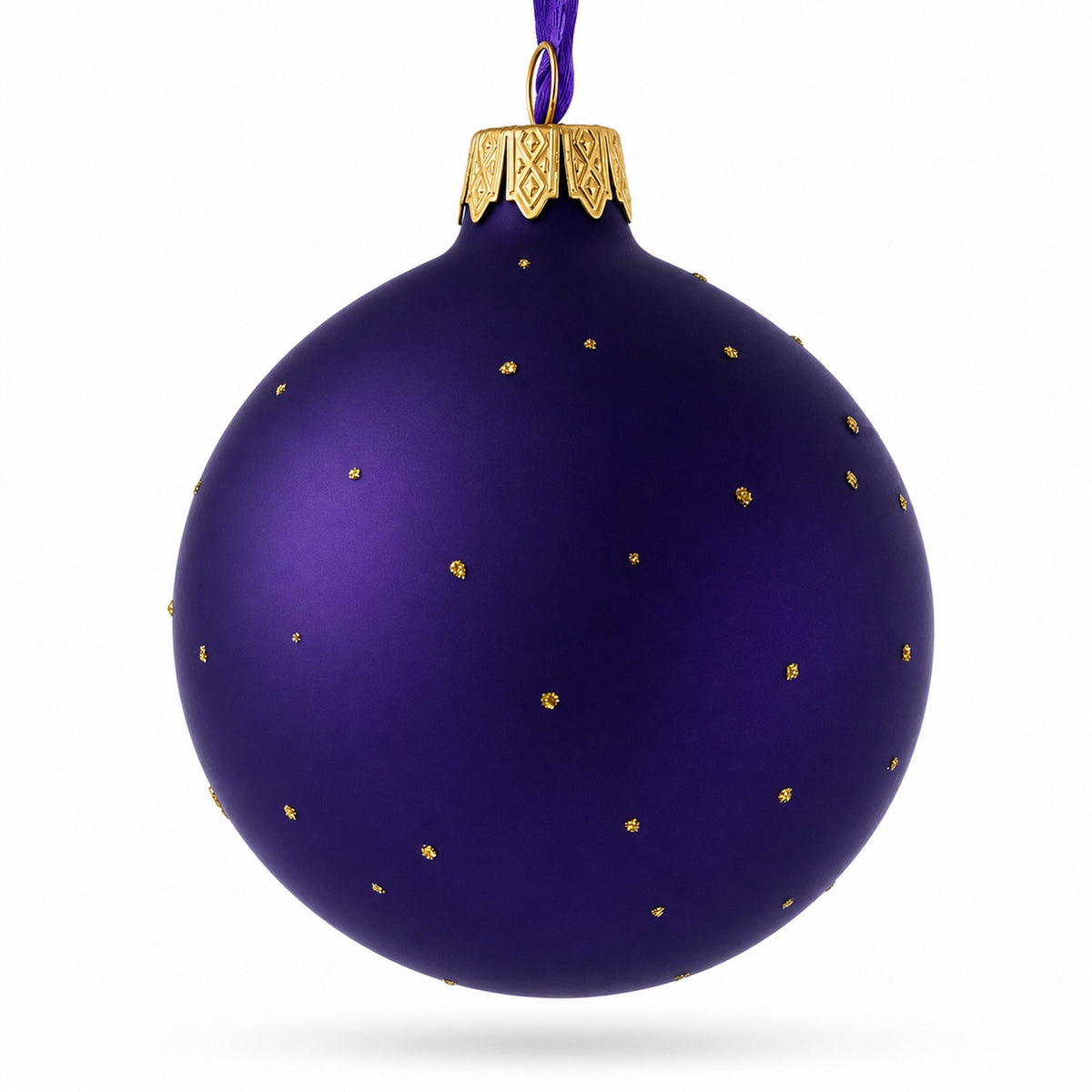 Kitten with Yarn Balls Glass Christmas Ornament 3.25 Inches