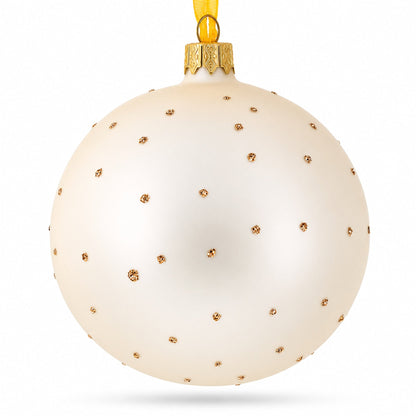 Passionate Cappuccino Lover Glass Ball Christmas Ornament 4 Inches