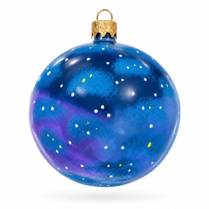 Bullfinch Couple Glass Ball Christmas Ornament 3.25 Inches
