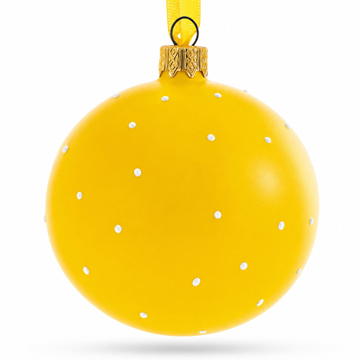 Laughing Facial Expressions Glass Ball Christmas Ornament 3.25 Inches
