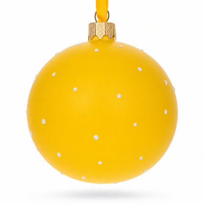 Cheeky Wink and Kiss Facial Expressions Glass Ball Christmas Ornament 3.25 Inches