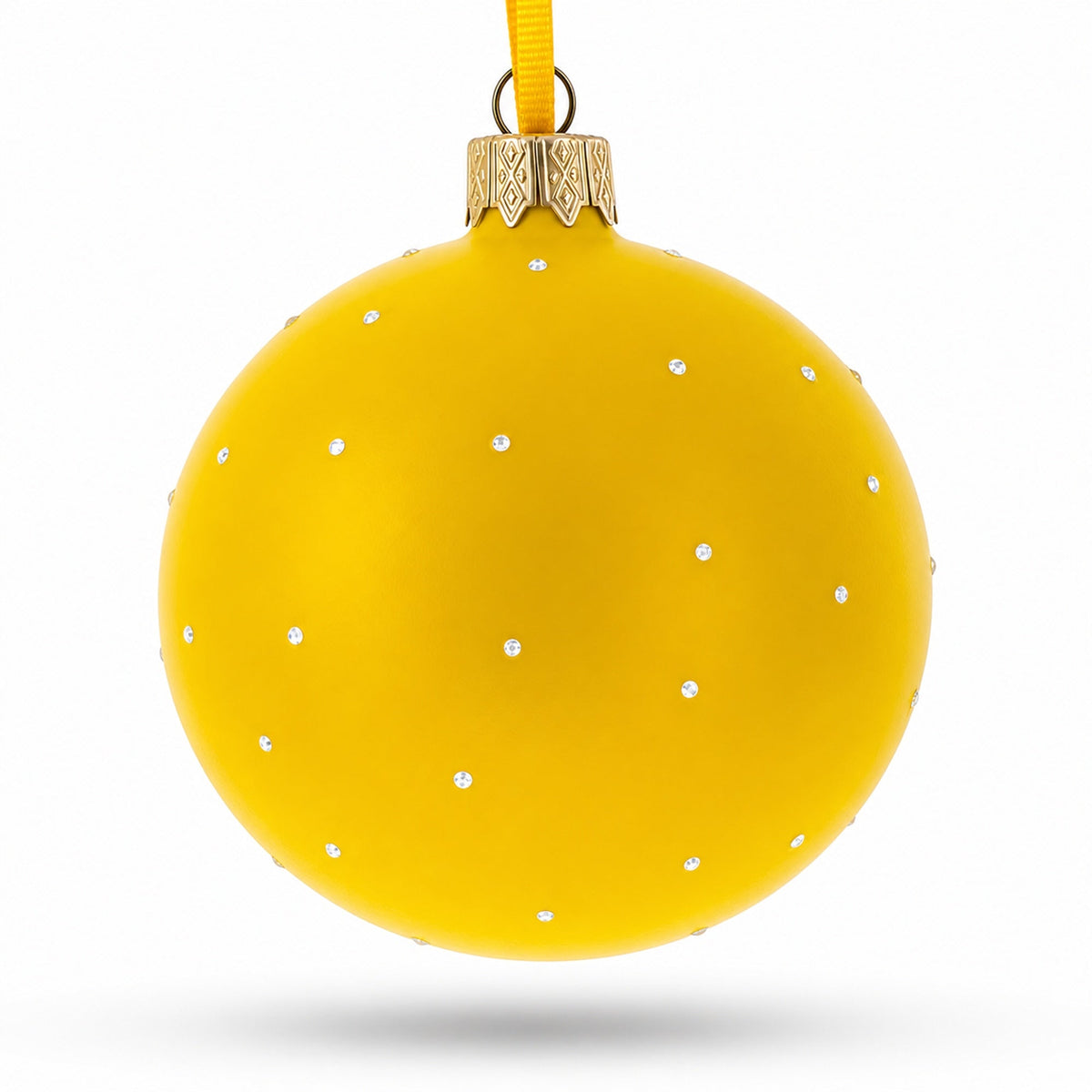 The Grin Facial Expressions Glass Ball Christmas Ornament 3.25 Inches