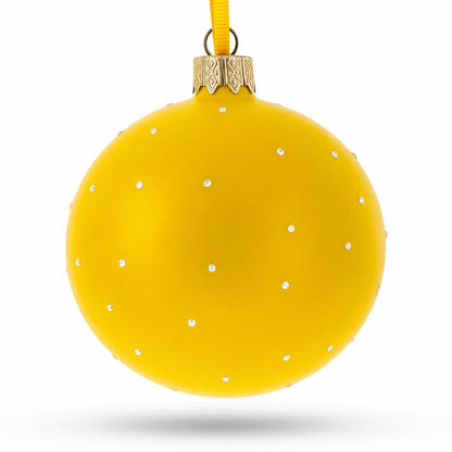 The Grin Facial Expressions Glass Ball Christmas Ornament 3.25 Inches