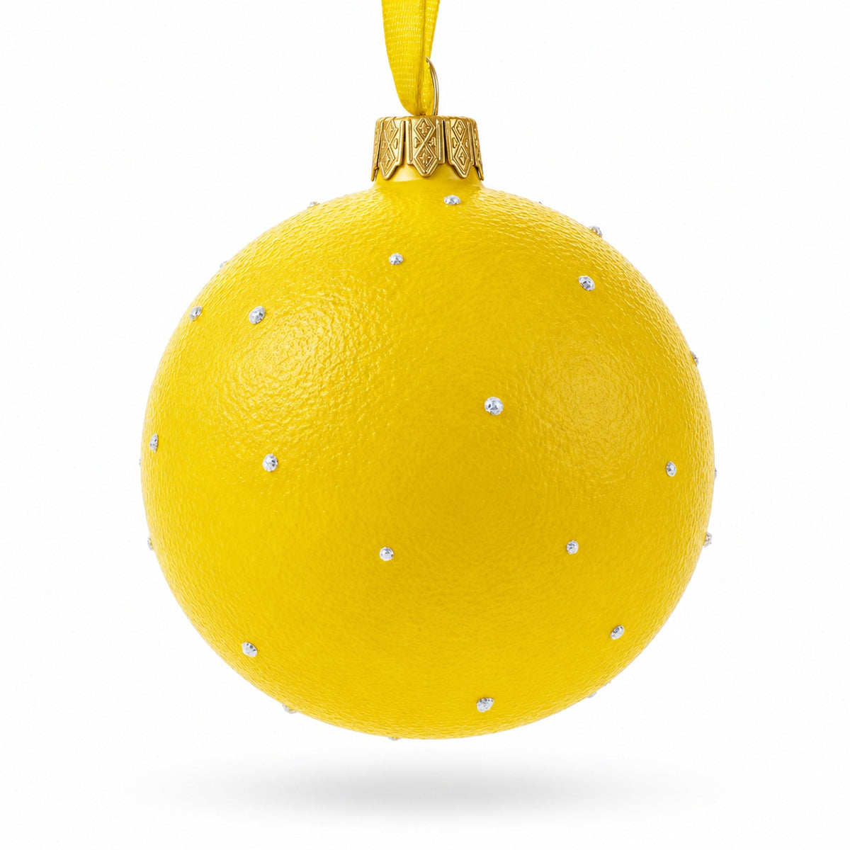 Rolling Eyes Facial Expressions Glass Ball Christmas Ornament 3.25 Inches