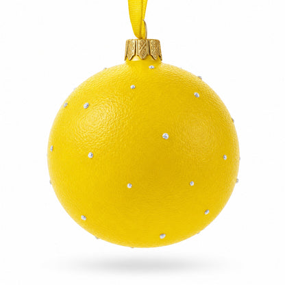 Rolling Eyes Facial Expressions Glass Ball Christmas Ornament 3.25 Inches