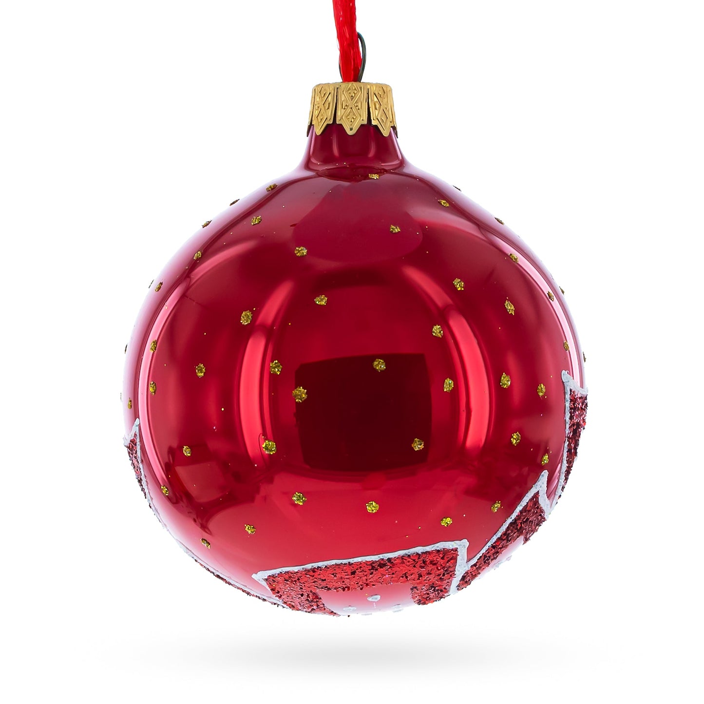 Flower Girl Glass Christmas Ornament 3.25 Inches