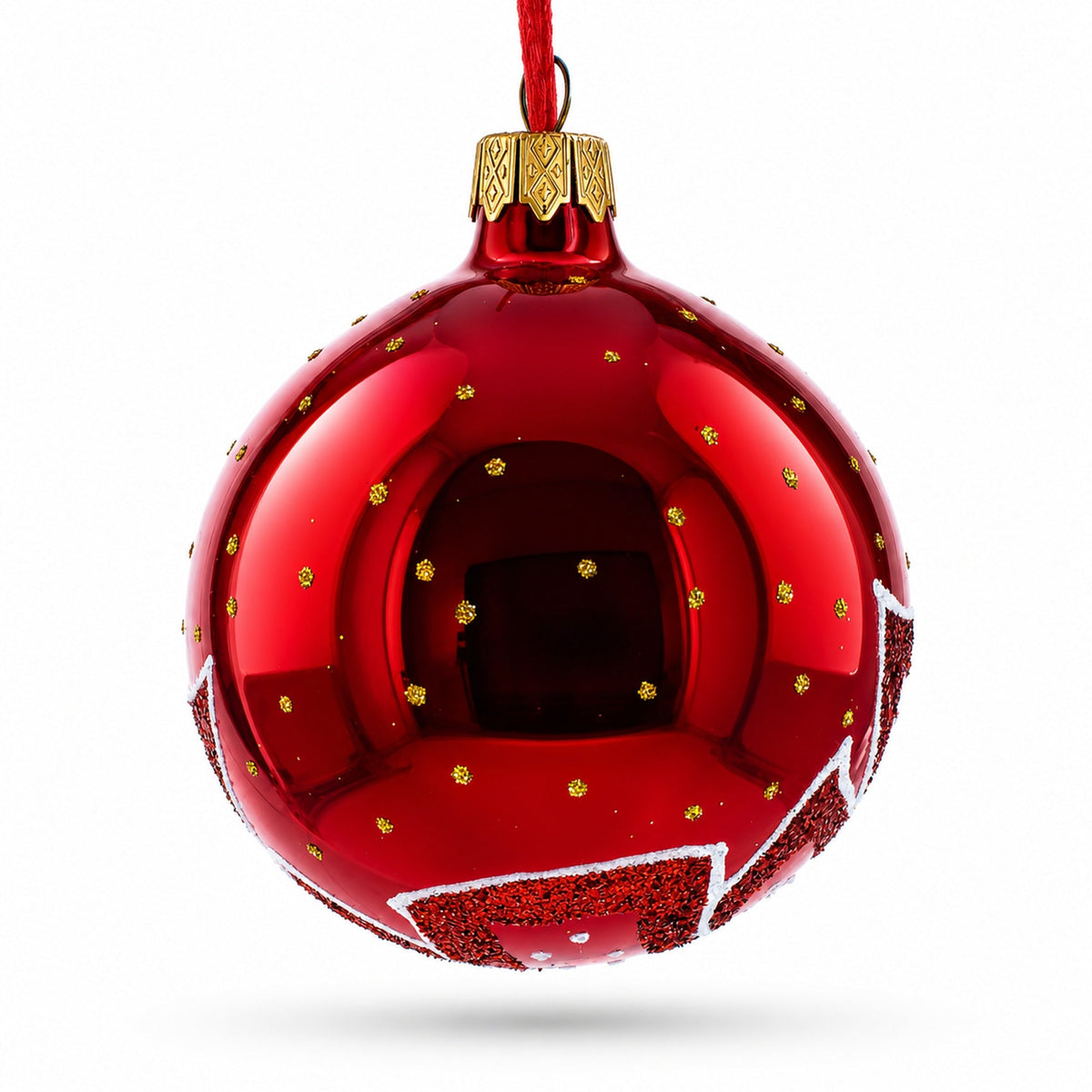Flower Girl Glass Christmas Ornament 3.25 Inches
