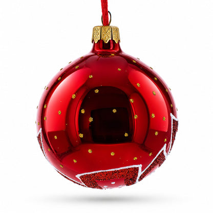 Flower Girl Glass Christmas Ornament 3.25 Inches