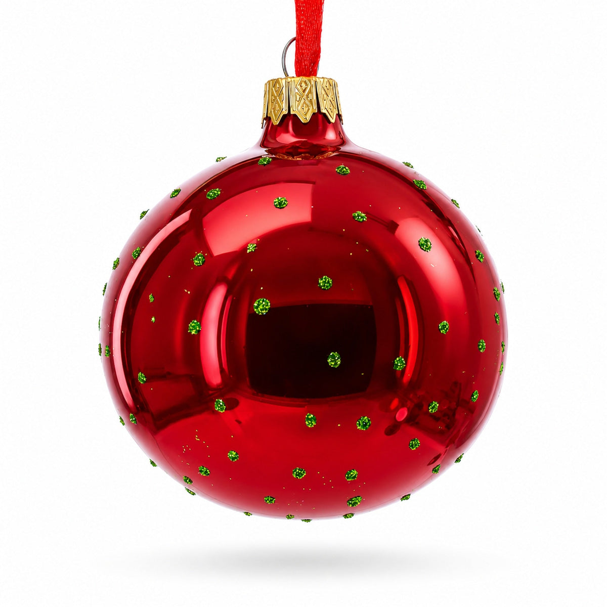 Latin American Dancers Glass Christmas Ornament 3.25 Inches