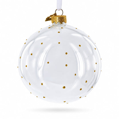 Panda Bears on Tree Branch Glass Ball Christmas Ornament 4 Inches