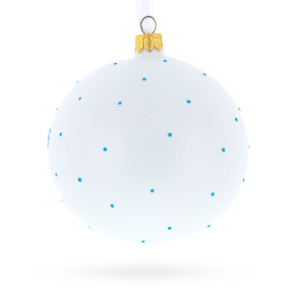 Enchanting Unicorn Glass Ball Christmas Ornament 4 Inches