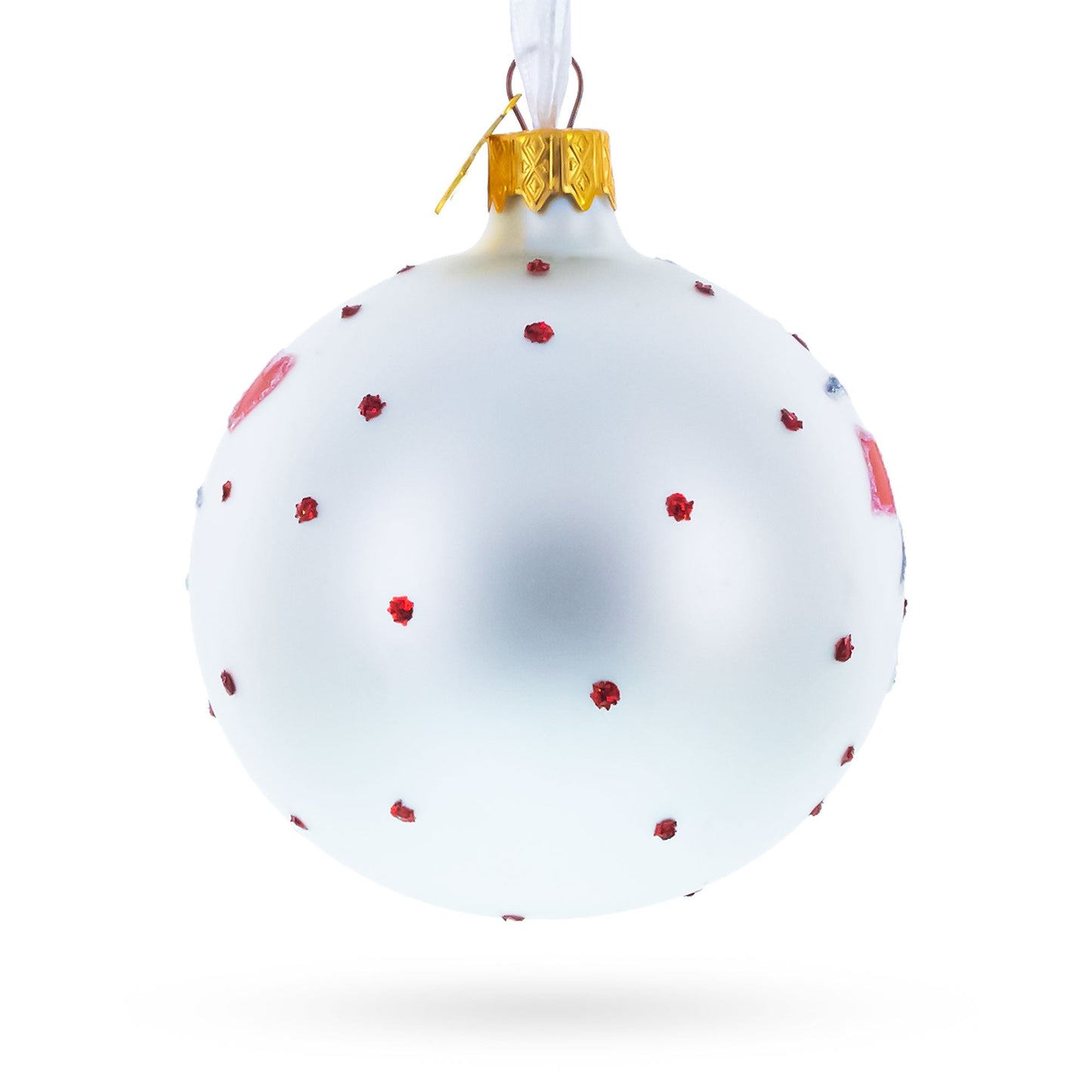 Playing Cards Deck Glass Christmas Ornament 3.25 Inches