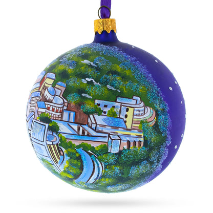 Los Angeles, California, USA Glass Ball Christmas Ornament 4 Inches