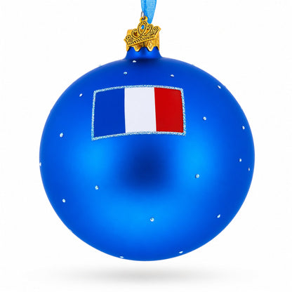 Triumphal Arch, Paris, France Glass Ball Christmas Ornament 4 Inches