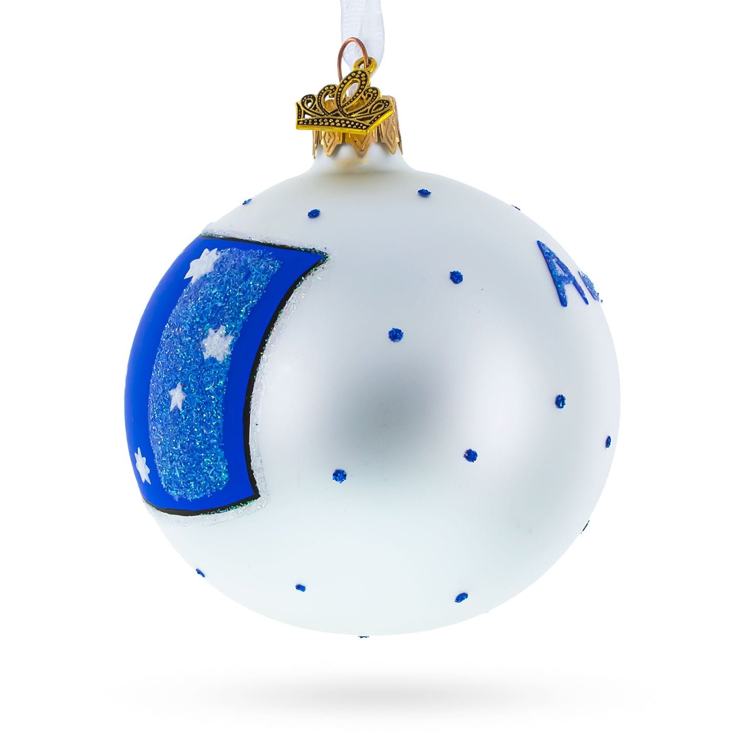 Flag of Australia Glass Ball Christmas Ornament 3.25 Inches