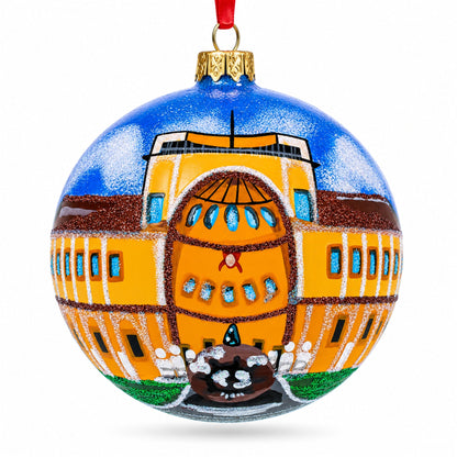 Vatican Museum, Rome Glass Ball Christmas Ornament 4 Inches