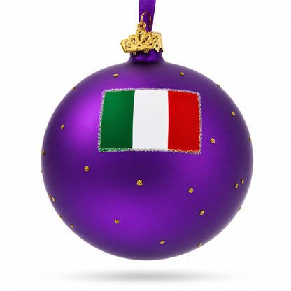 Colosseum, Rome, Italy Glass Ball Christmas Ornament 4 Inches