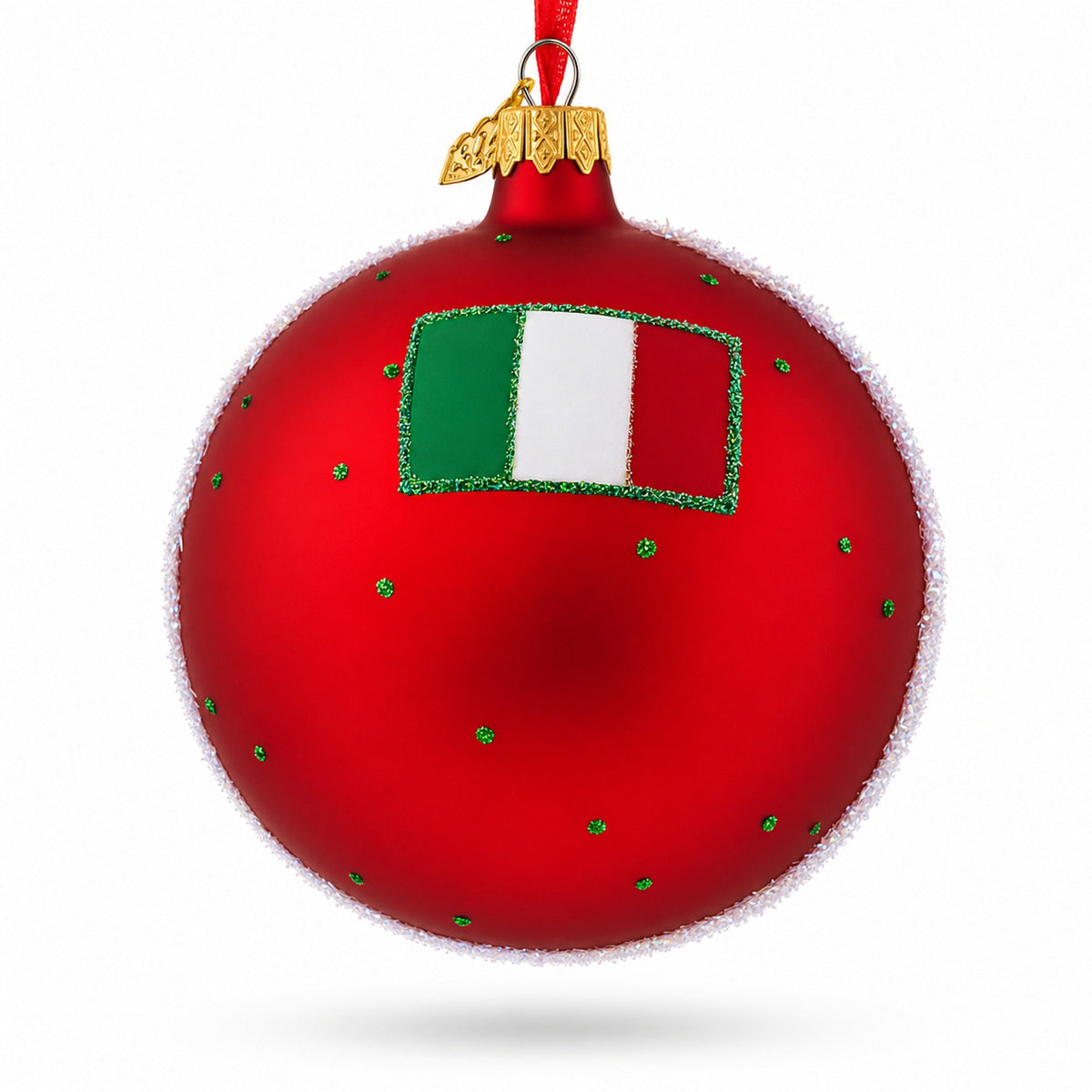 Venetia, Italy Glass Ball Christmas Ornament 4 Inches