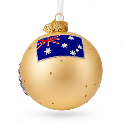 Sydney Opera House, Australia Glass Christmas Ornament 3.25 Inches