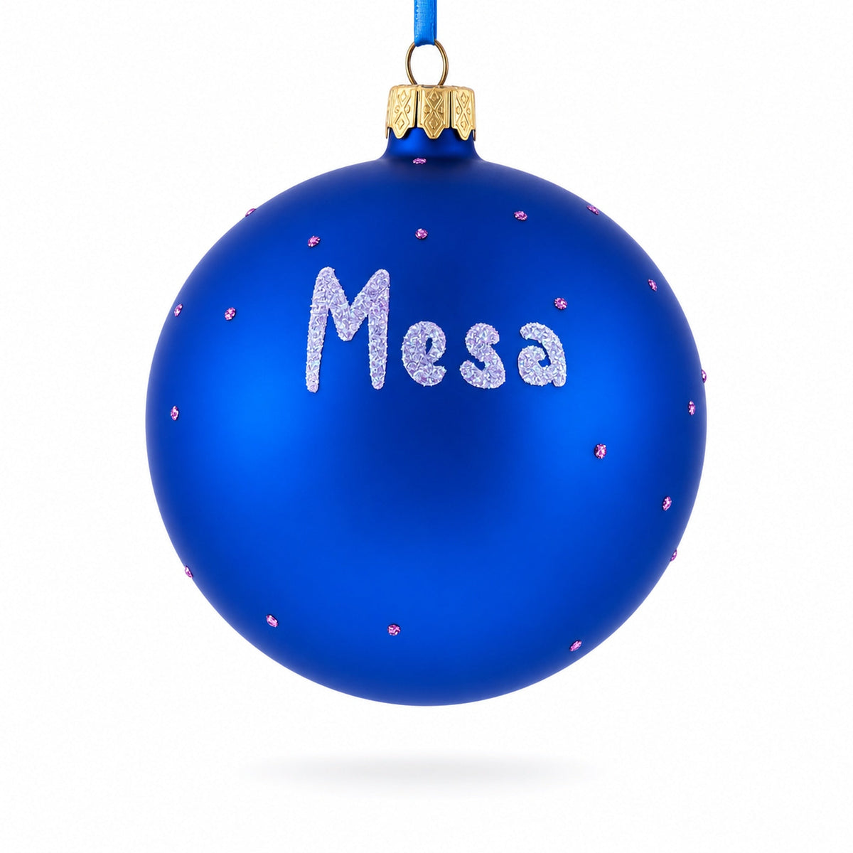 Mesa, Arizona, USA Glass Ball Christmas Ornament 4 Inches