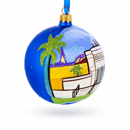 Mesa, Arizona, USA Glass Ball Christmas Ornament 4 Inches
