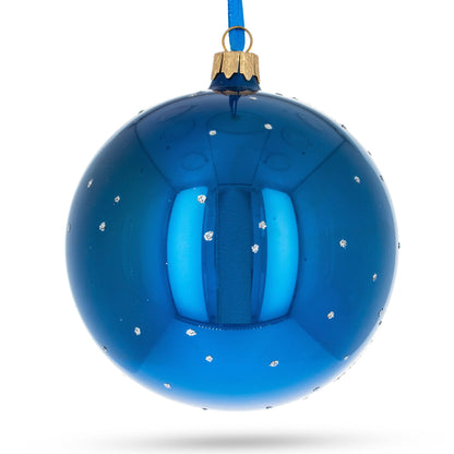 Michelangelo's 'David' Sculpture Glass Ball Christmas Ornament 4 Inches