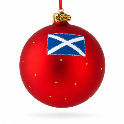 Edinburgh Castle, Scotland, UK Glass Ball Christmas Ornament 4 Inches