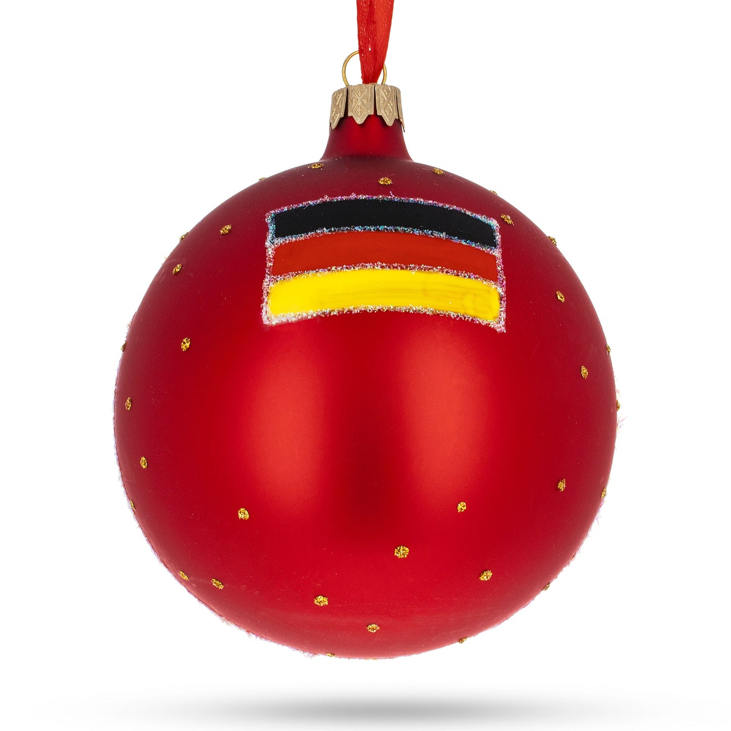 Neuschwanstein Castle, Fussen, Germany Glass Ball Christmas Ornament 4 Inches