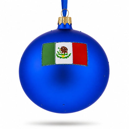 Cancun, Mexico Glass Ball Christmas Ornament 4 Inches
