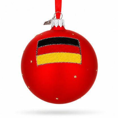 Marienplatz in Munich, Germany Glass Ball Christmas Ornament 3.25 Inches