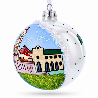 Riverside, California Glass Ball Christmas Ornament 4 Inches