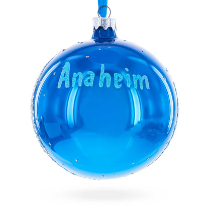 Anaheim, Maryland Glass Ball Christmas Ornament 4 Inches
