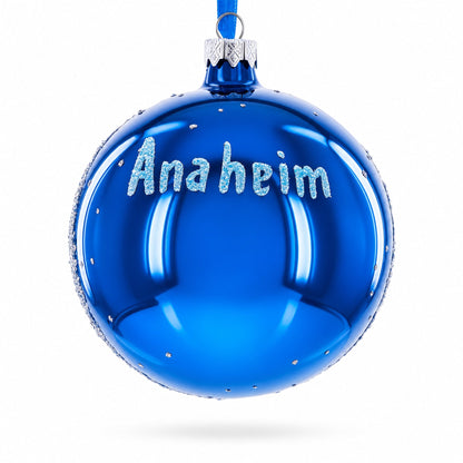 Anaheim, Maryland Glass Ball Christmas Ornament 4 Inches