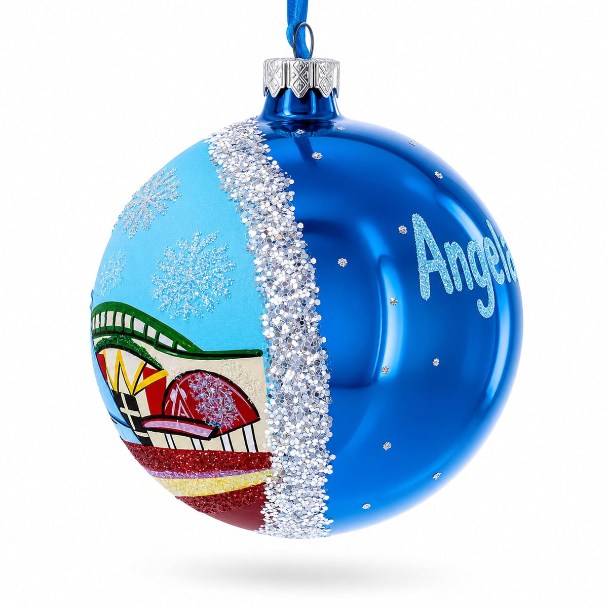 Anaheim, Maryland Glass Ball Christmas Ornament 4 Inches