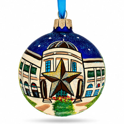 Austin, Texas Glass Ball Christmas Ornament 3.25 Inches
