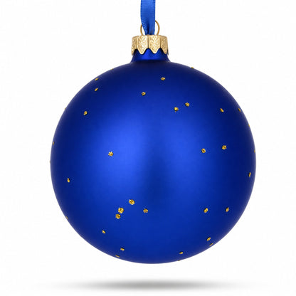 Baseball Players Glass Ball Christmas Ornament 4 Inches