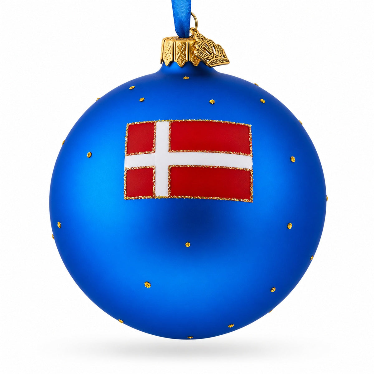 Nyhavn & Tivoli Gardens, Copenhagen, Denmark Glass Ball Christmas Ornament 4 Inches
