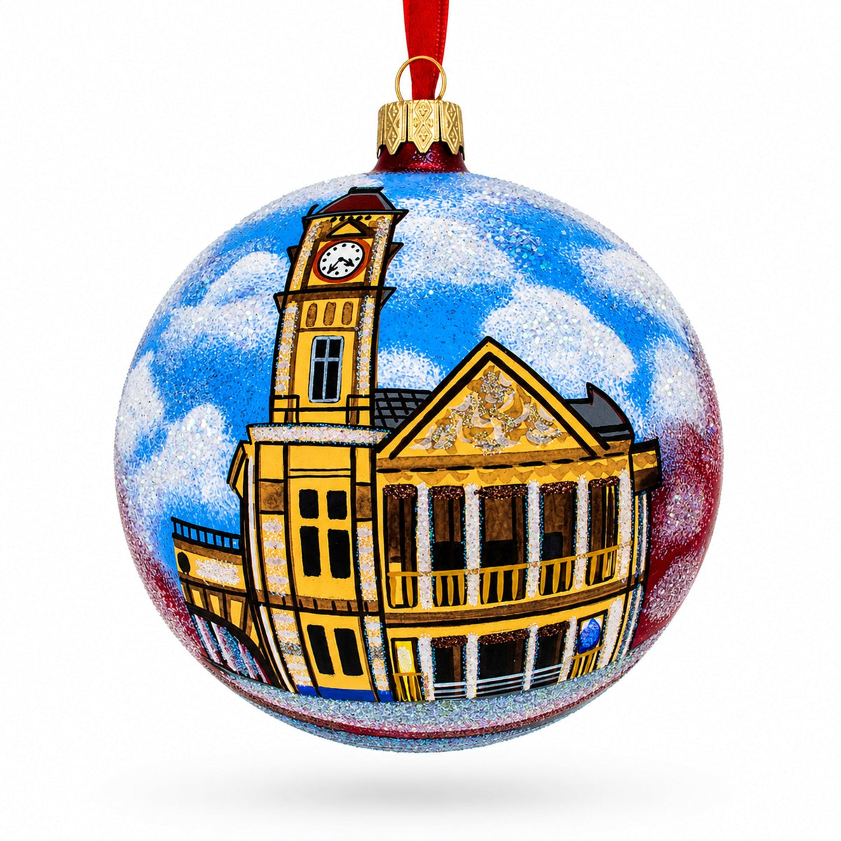 Birmingham Museum & Art Gallery, United Kingdom Glass Ball Christmas Ornament 4 Inches