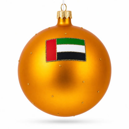 Burj Khalifa, Dubai, United Arab Emirates Glass Ball Christmas Ornament 4 Inches