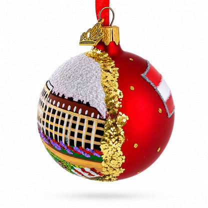Schonbrunn Palace, Vienna, Austria Glass Ball Christmas Ornament 4 Inches