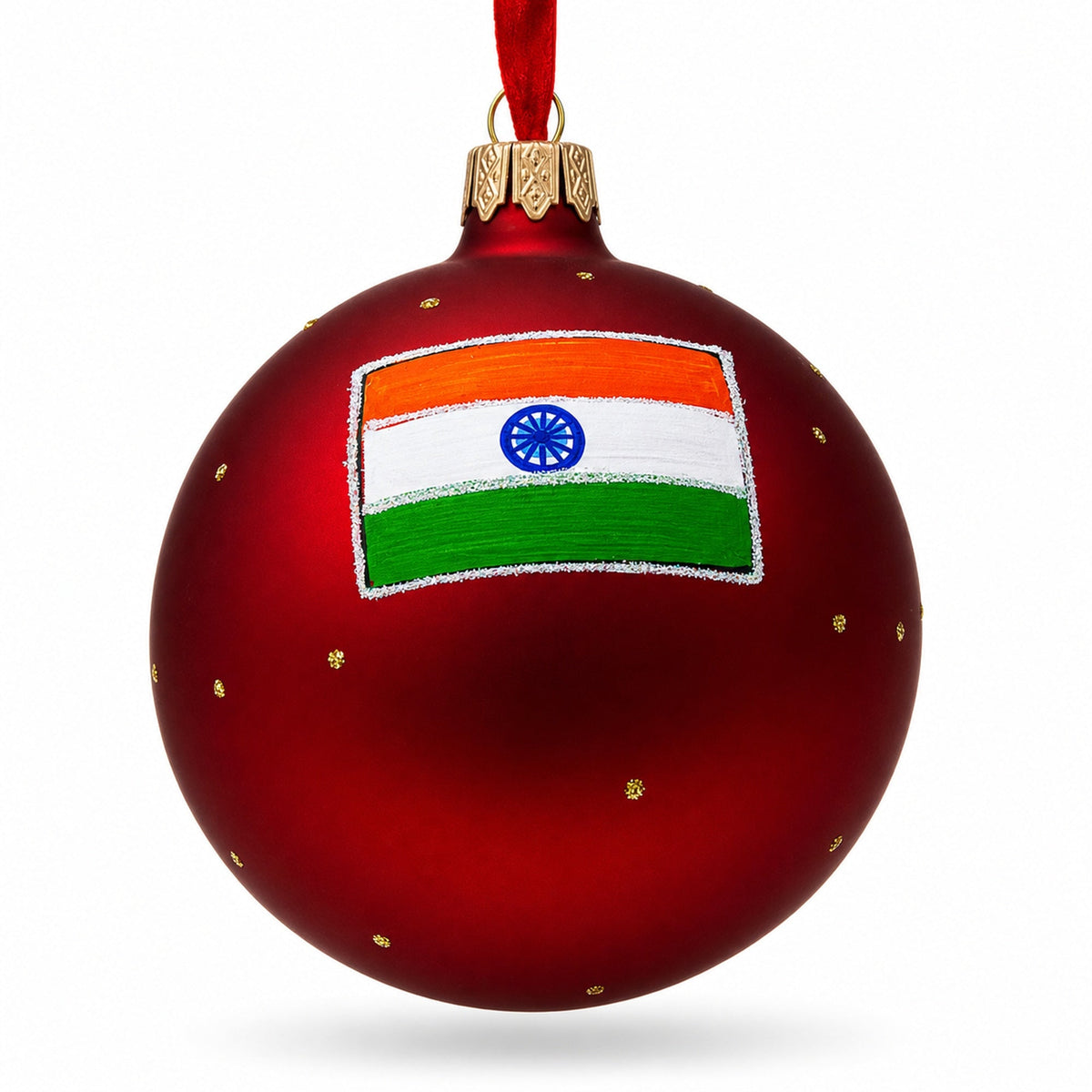 Gateway of India, Mumbai Glass Ball Christmas Ornament 4 Inches