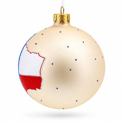 Texas State, USA Glass Ball Christmas Ornament 4 Inches