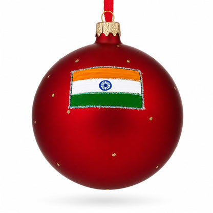 Swaminarayan Akshardham, New Delhi, India Glass Ball Christmas Ornament 4 Inches
