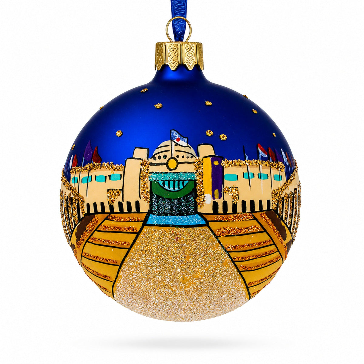 The War Memorial of Korea Glass Ball Christmas Ornament 3.25 Inches