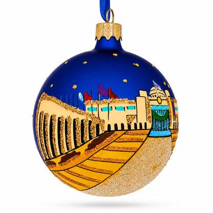 The War Memorial of Korea Glass Ball Christmas Ornament 3.25 Inches