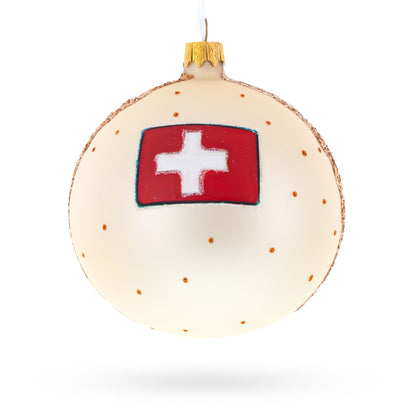 Old City, Bern, Switzerland Glass Ball Christmas Ornament 4 Inches