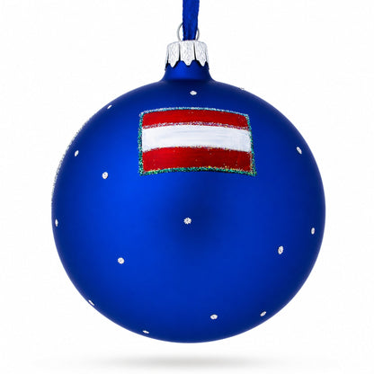 Old City Riga (Vecriga), Riga, Latvia Glass Ball Christmas Ornament 4 Inches