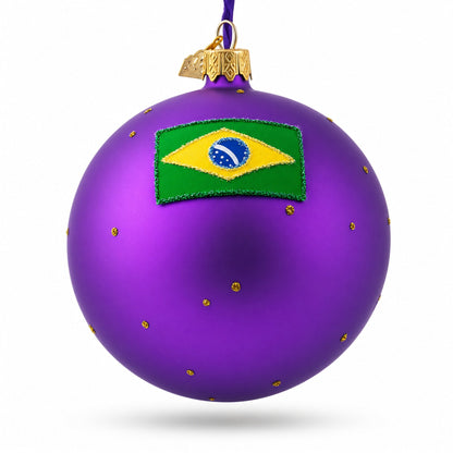 Parque Ibirapuera, Sao Paulo,  Brazil Glass Ball Christmas Ornament 4 Inches
