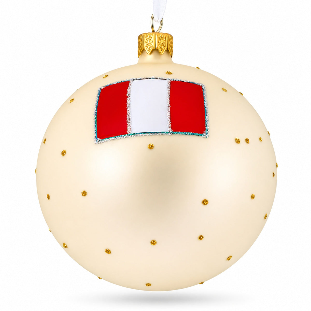 Museo Larco, Lima, Peru Glass Ball Christmas Ornament 4 Inches