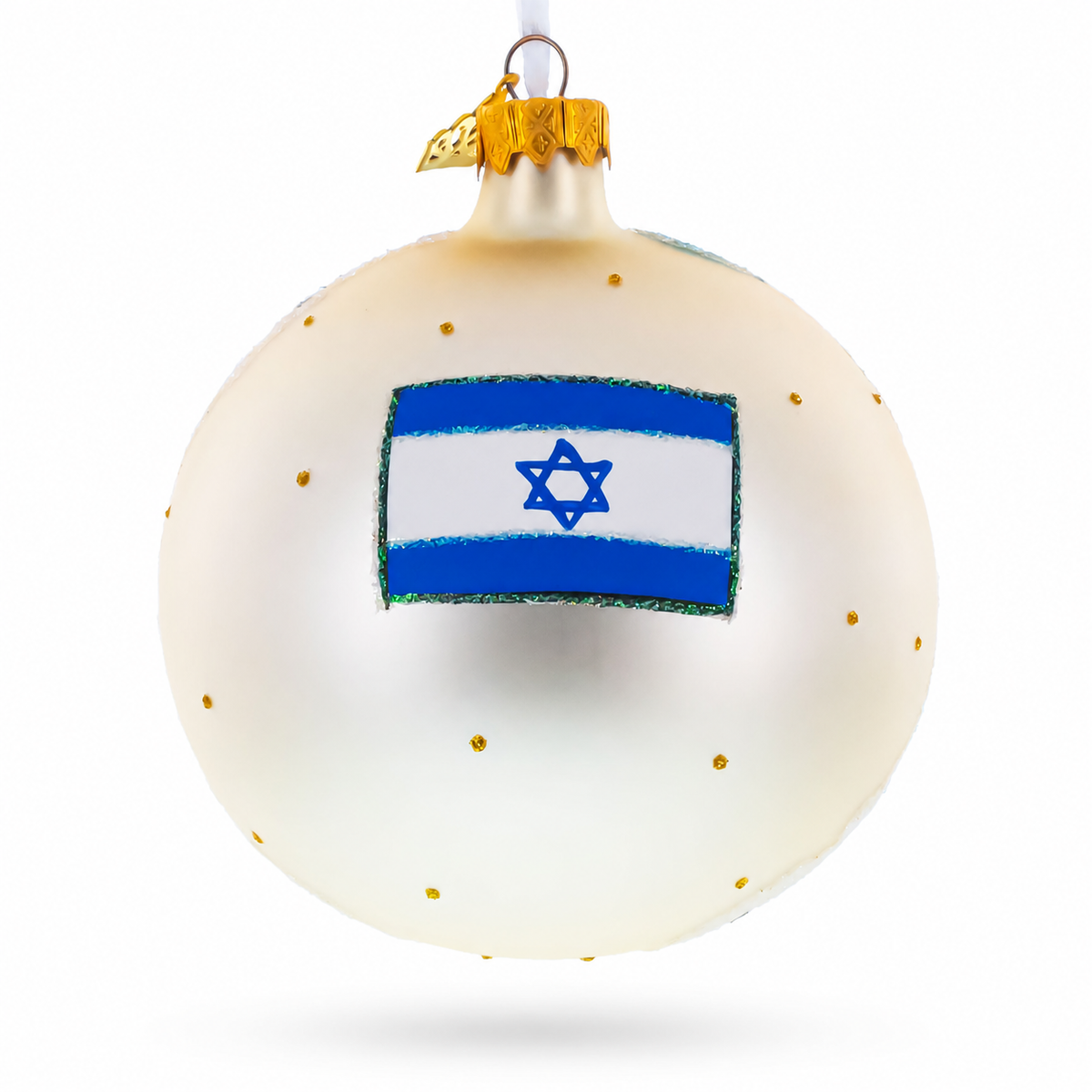 Western Wall, Temple Mount, Jerusalem, Israel Glass Ball Christmas Ornament 4 Inches